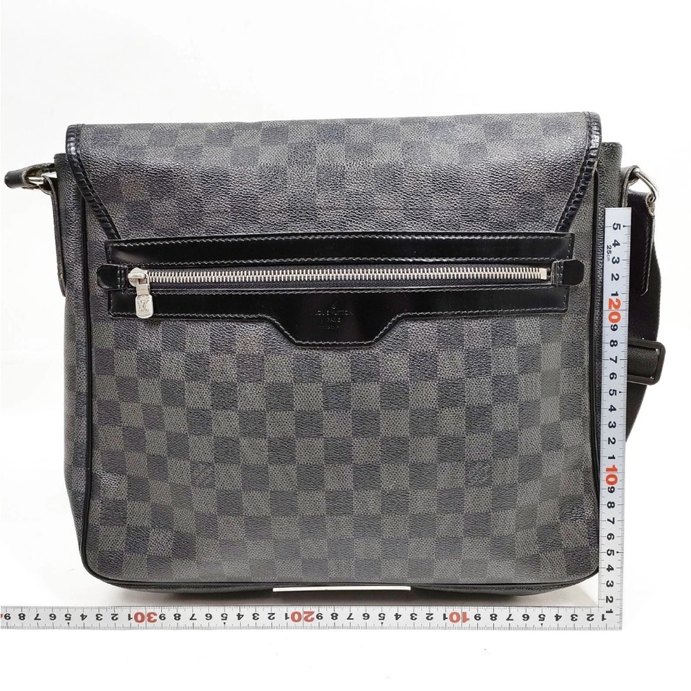 Louis Vuitton Graphite Checkered Messenger Bag - Picture 2 of 10